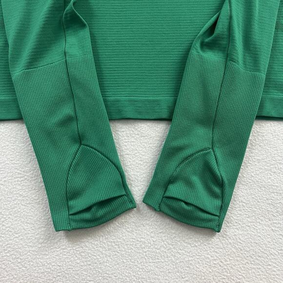 Lululemon Solid Kelly Green Swiftly Tech Long Sleeve 2.0 Race Length Shirt Top 4 - Picture 3 of 8